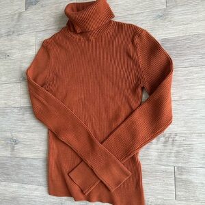 Abercrombie & Fitch Brown Turtleneck Sweater Medium